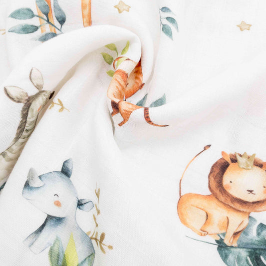 mussola morbida in cotone e bambù per neonato