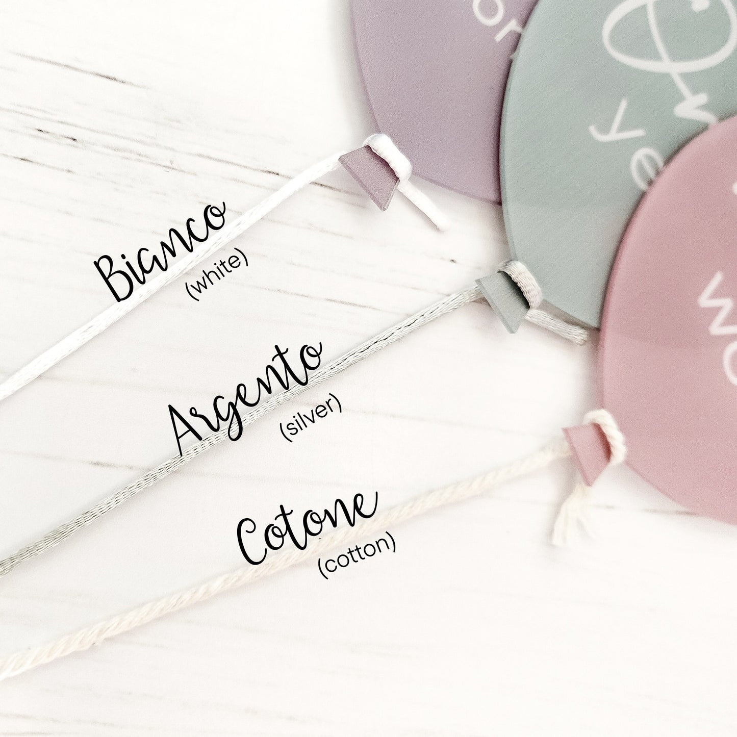 Set palloncini in acrilico per traguardi mensili neonato, ideale per foto ricordo baby milestone, colori pastello unisex genere neutro, con cordino personalizzabile