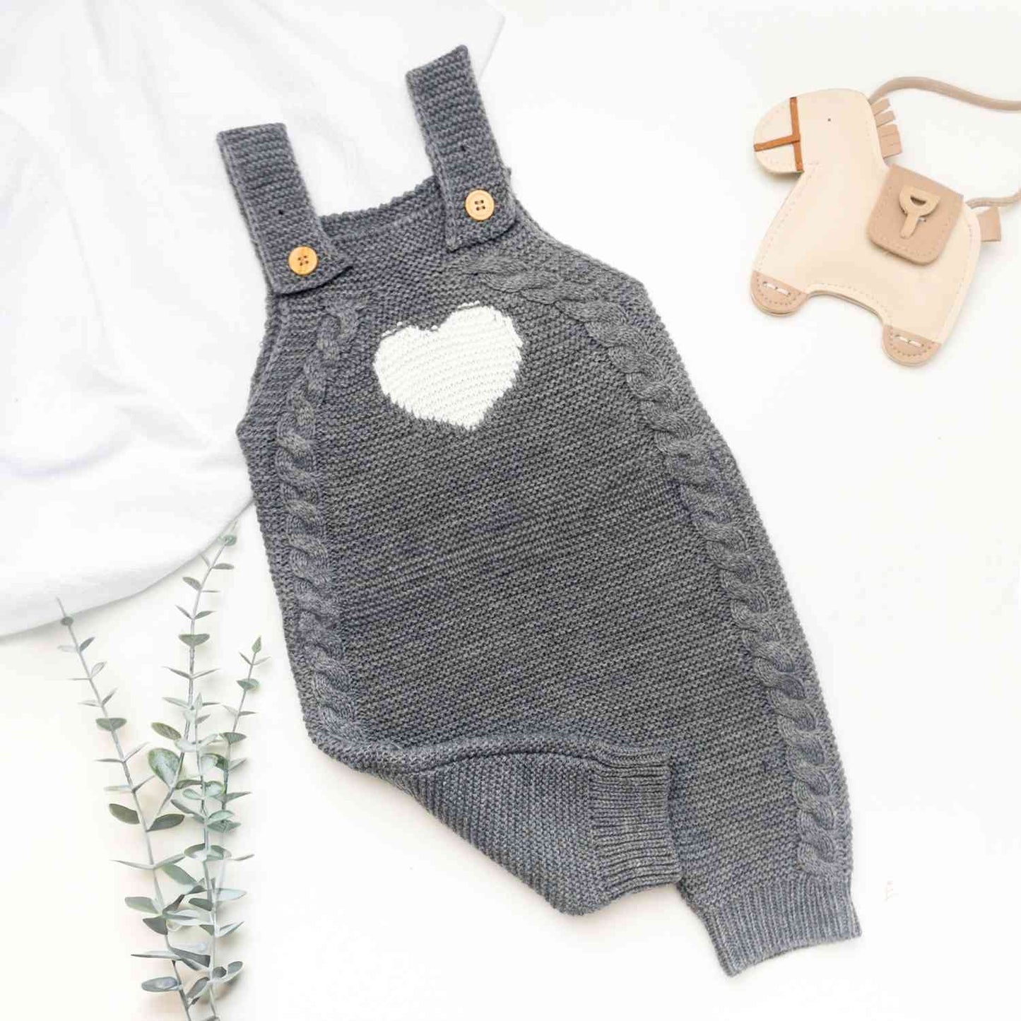 pagliaccetto tutina per neonato unisex in maglia senza maniche con bottoni, multistagione colore grigio