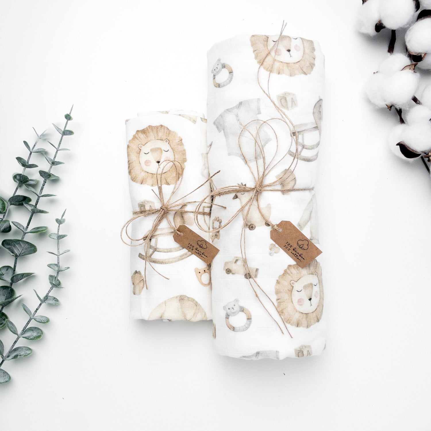 mussole neonato cotone bamboo fantasia baby swaddle grandi dimensioni genere neutro